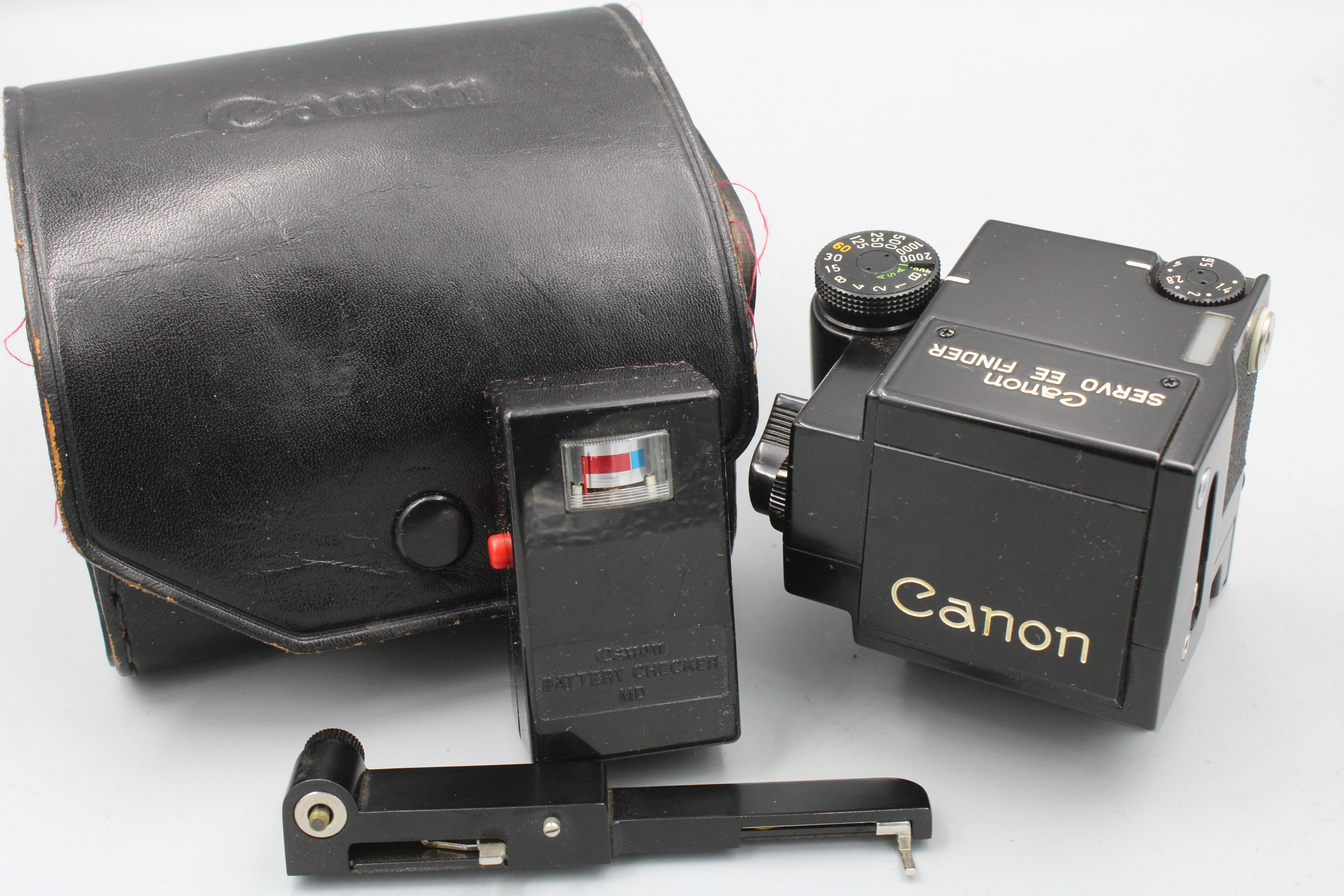 Used Canon F1 Servo EE Finder Complete in Case Used Very Good