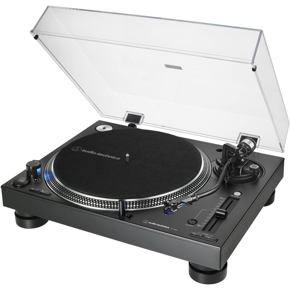 Audio-Technica Consumer AT-LP140XP Direct Drive Professional DJ Turntable | Black