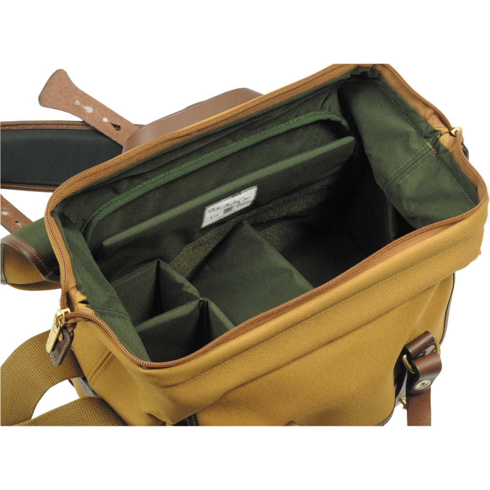 Billingham 207 Camera Bag | Khaki with Chocolate Leather Trim