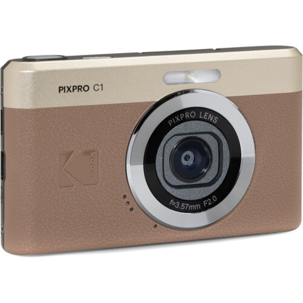 Kodak PIXPRO C1 Compact Digital Camera | Brown