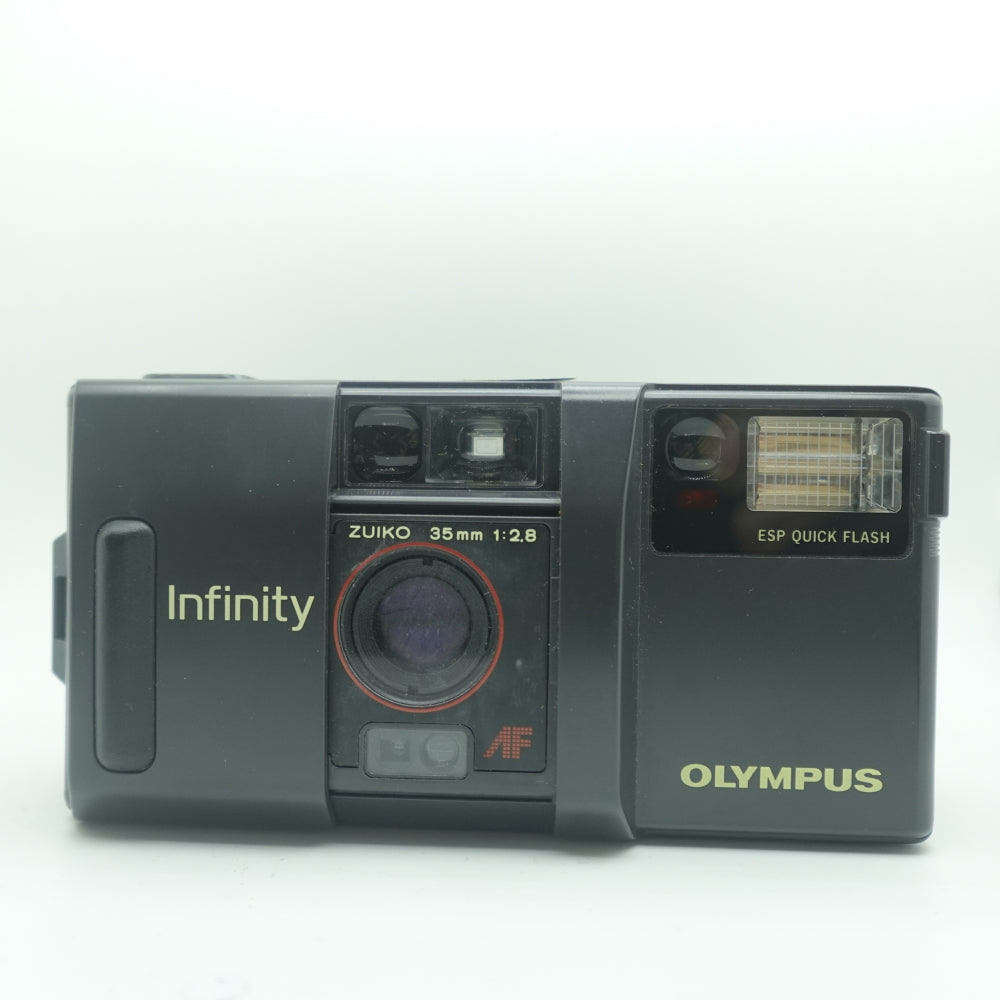 Used Olympus Infinity 35mm Point and Shoot Camera | Black | U9