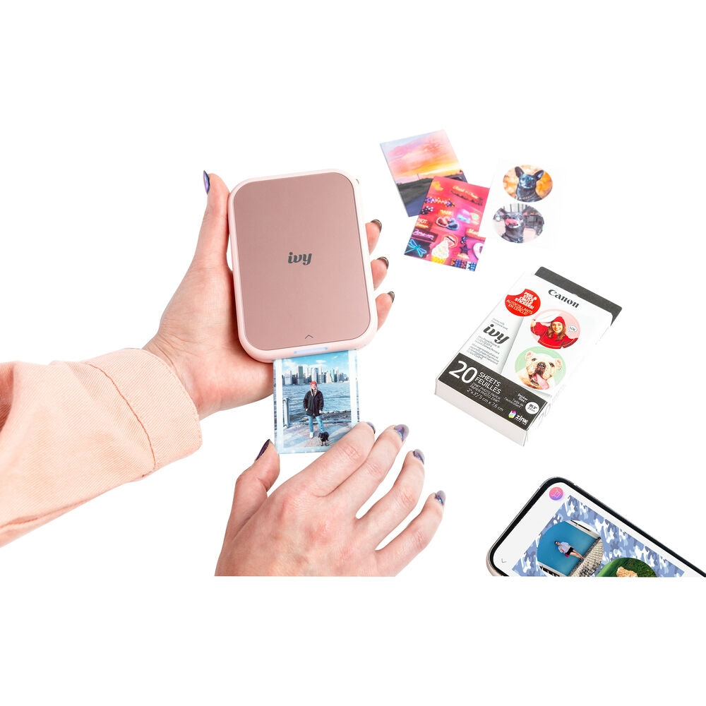 Canon IVY 2 Mini Photo Printer | Blush Pink