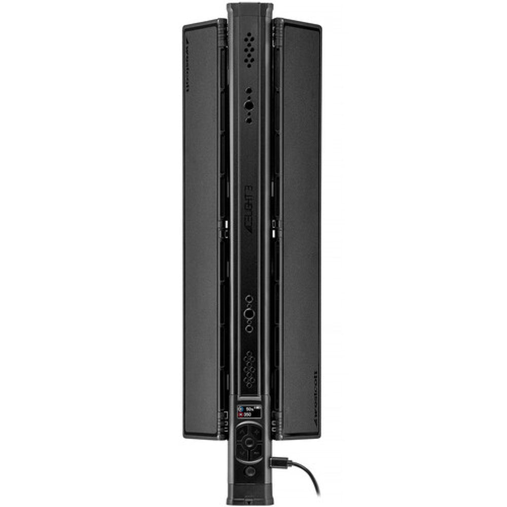 Westcott Ice Light 3 RGB LED Tube Light | 1.5', Battery Grip & Barndoors Kit