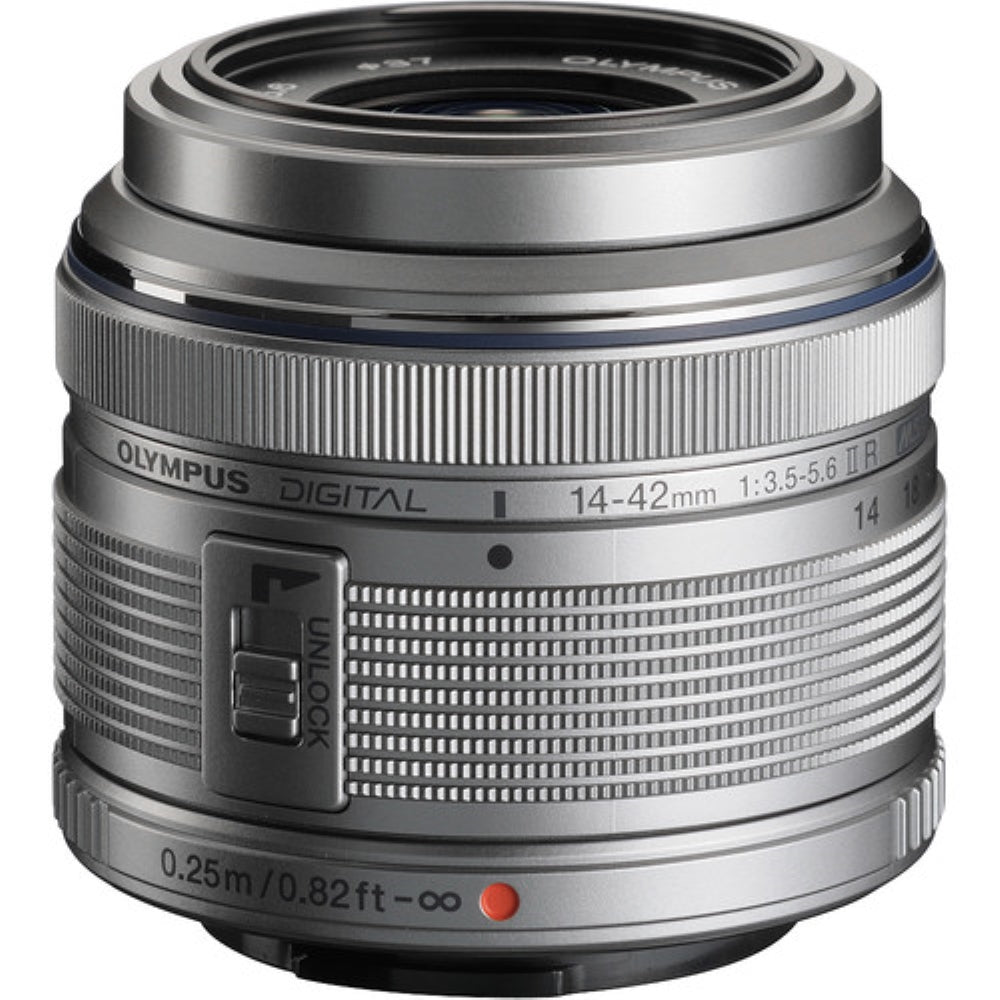 Olympus M.Zuiko Digital 14-42mm f/3.5-5.6 II R Lens | Silver