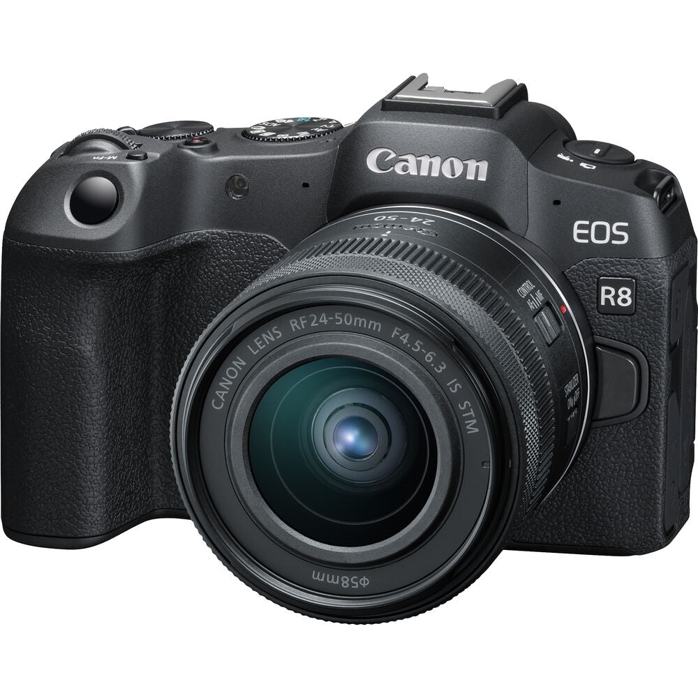 Canon EOS R8 Mirrorless Camera with RF 24-50mm f/4.5-6.3 IS STM Lens