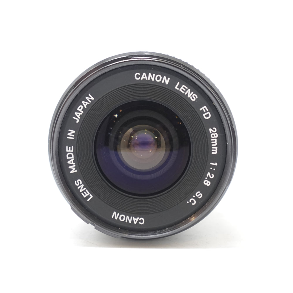 Used Canon Lens FD 28mm f/2.8 | Black | U9