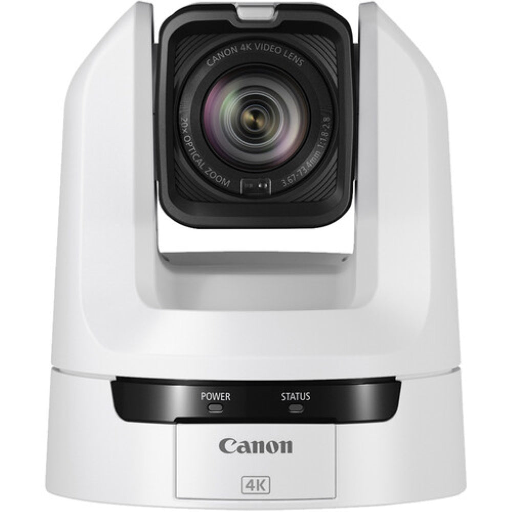 Canon CR-N100 4K NDI PTZ Camera with 20x Zoom | Titanium White