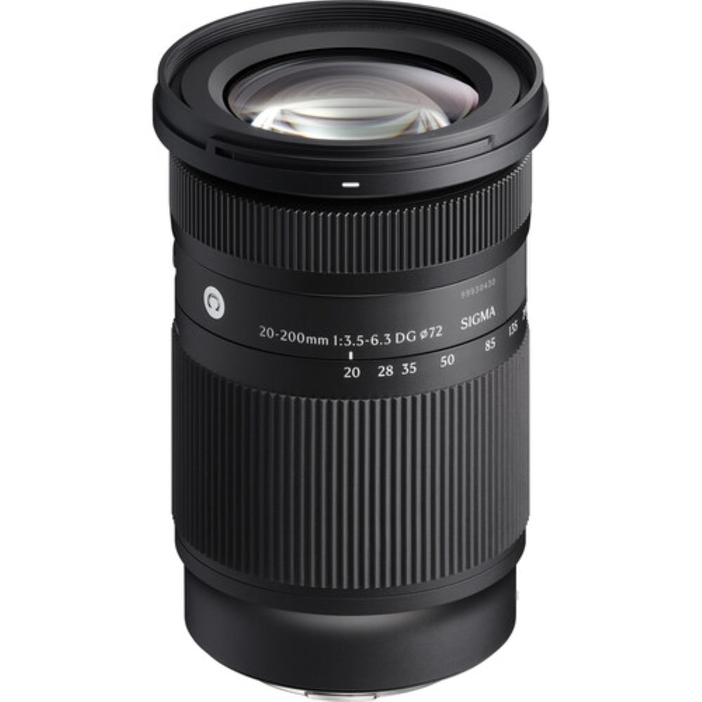 Sigma 20-200mm f/3.5-6.3 DG Contemporary Lens Compatible with L-Mount (Full Frame) Bundle with UV Filter + Lens Cap Keeper + Cleaning Kit + Cleaning Cloth (5 Items)