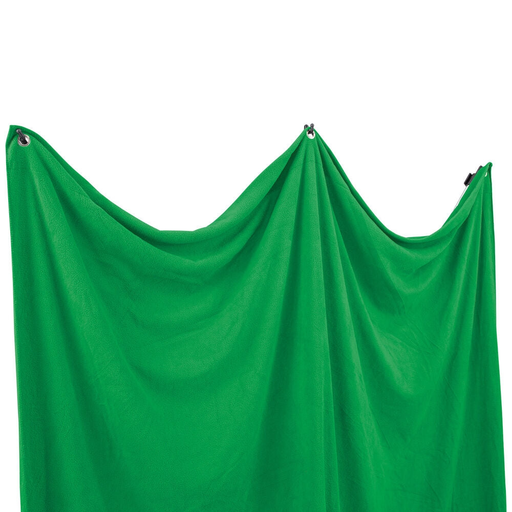 Westcott X-Drop Pro Water-Resistant Backdrop Kit | Chroma-Key Green, 8 x 8'