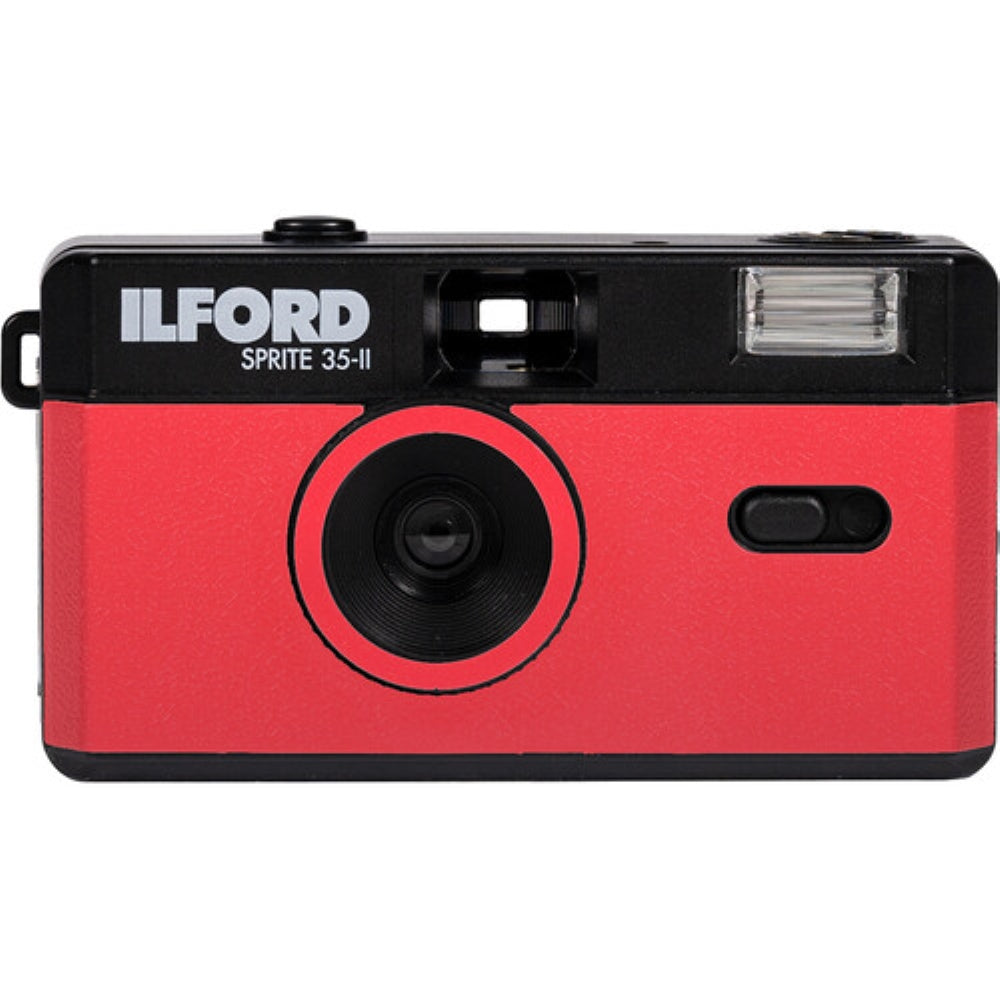 Ilford Sprite 35-II Film Camera | Black & Red