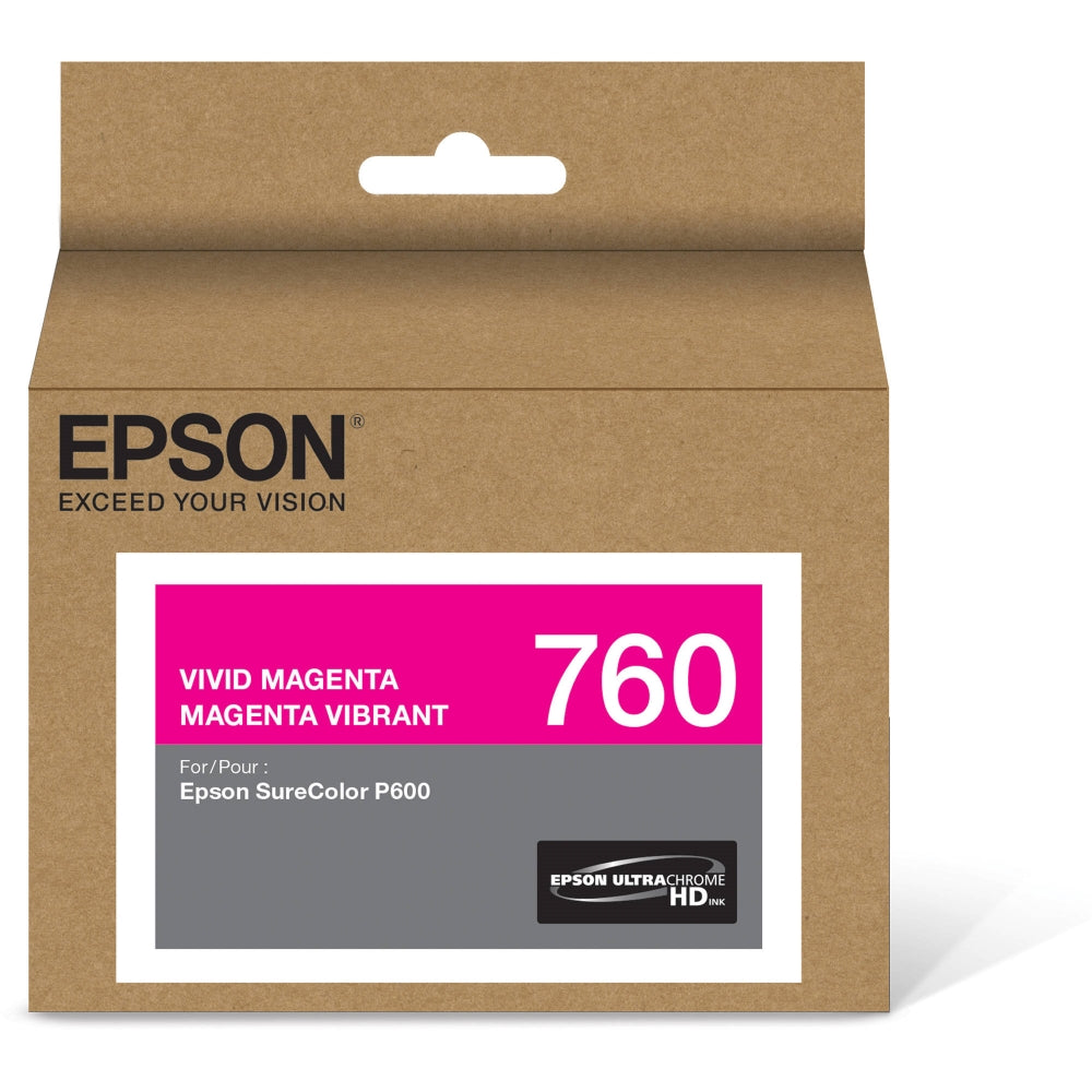 Epson T760 Vivid Magenta Ultrachrome HD Ink Cartridge