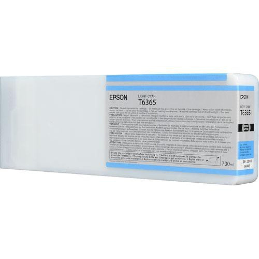 Epson T636500 Light Cyan UltraChrome HDR Ink Cartridge | 700 mL