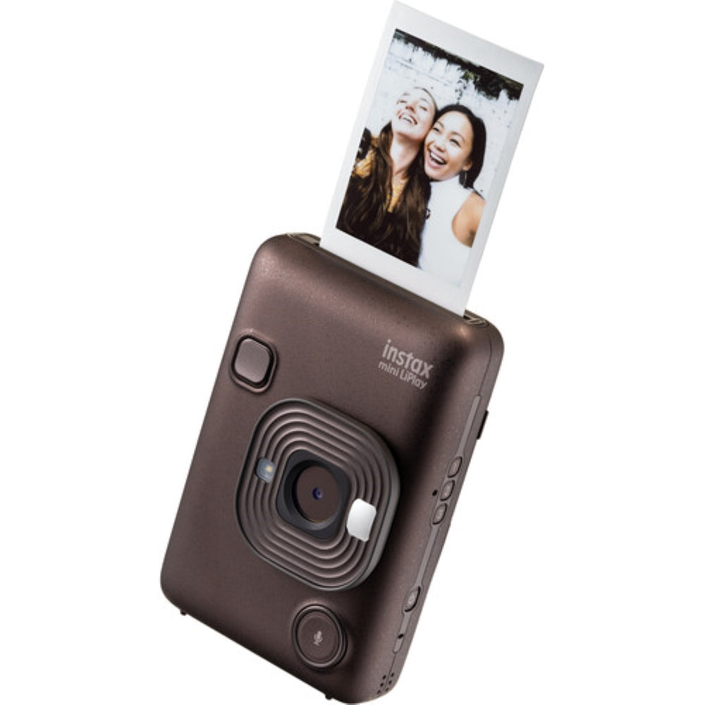 FUJIFILM INSTAX Mini LiPlay C Instant Camera | Deep Bronze