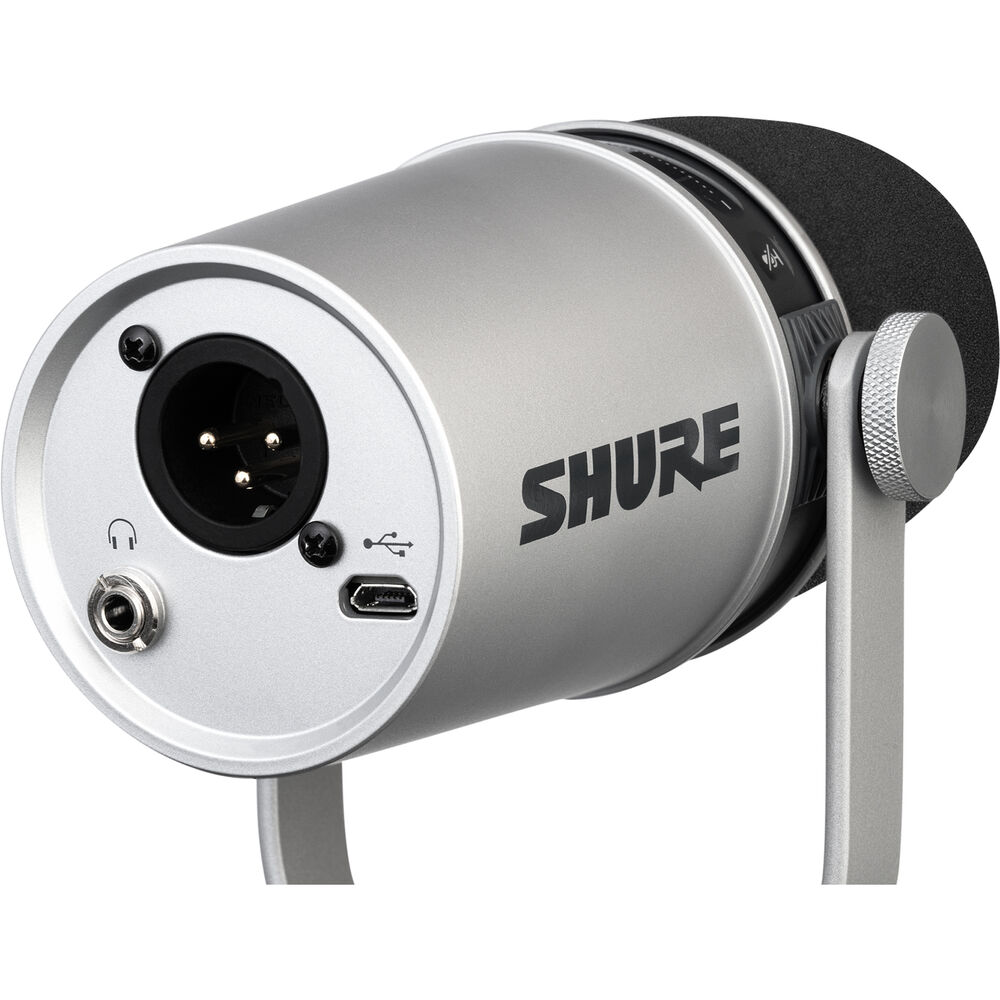 Shure MV7 Podcast Microphone | Silver