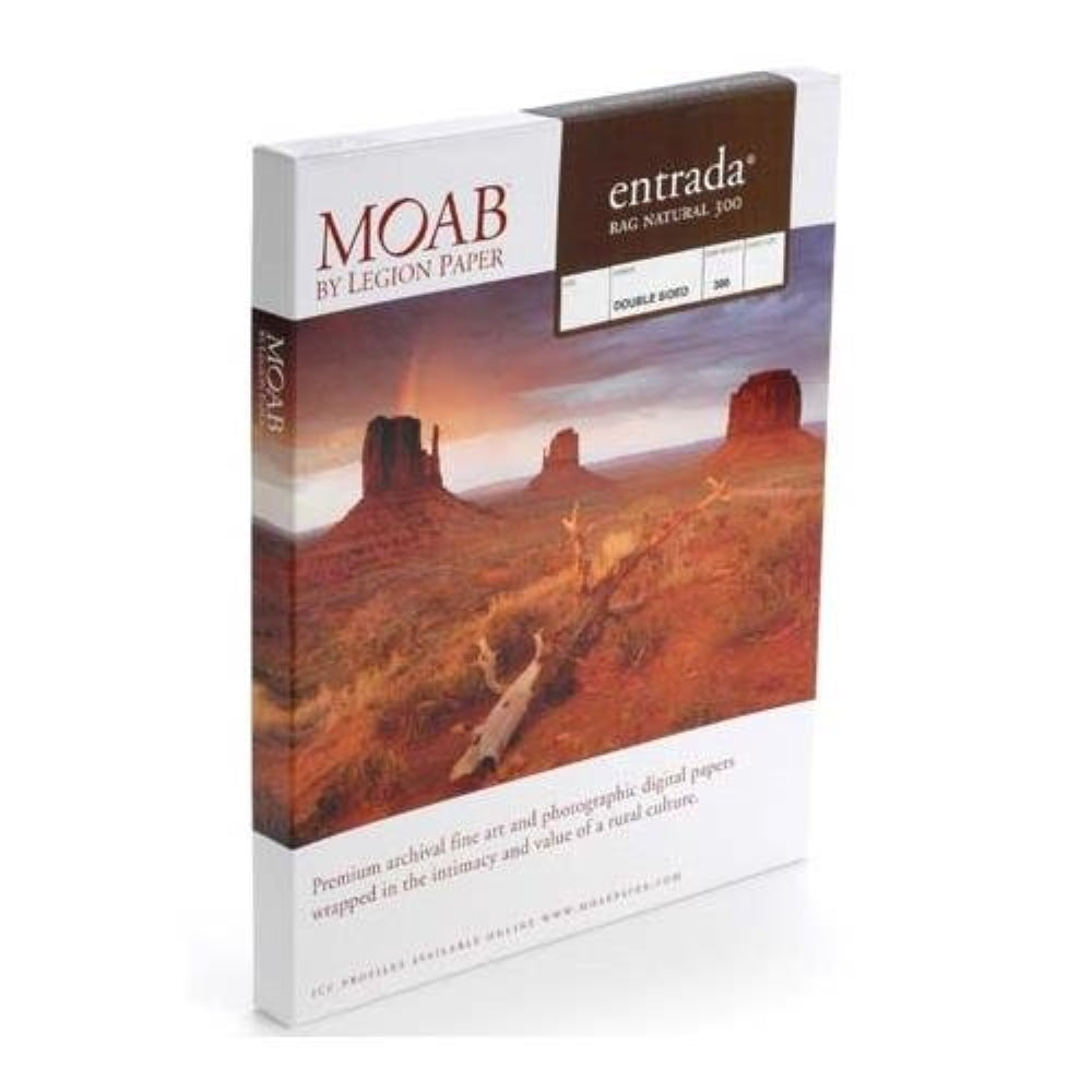 Moab Entrada Rag Natural 300 Paper | 17 x 22", 25 Sheets