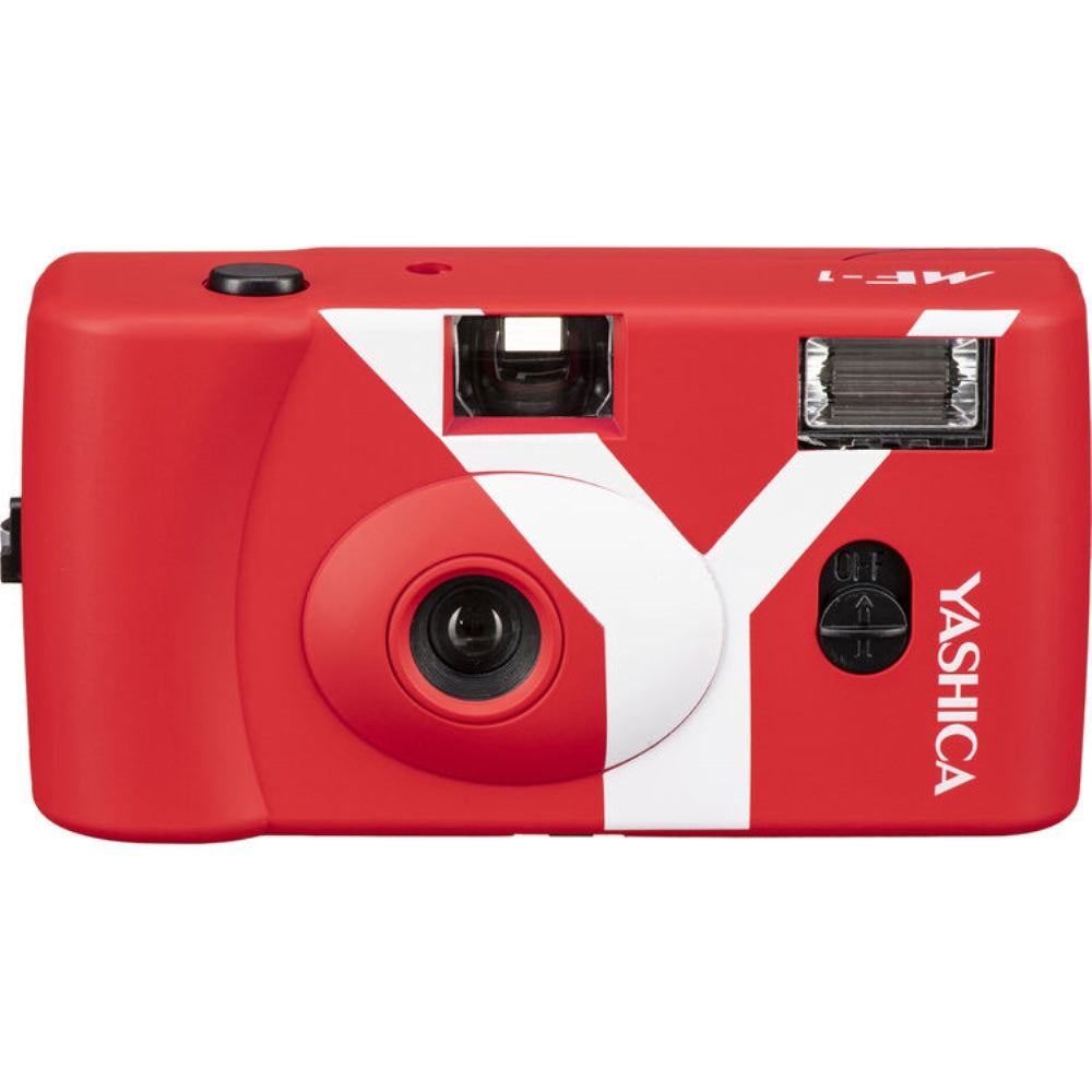Yashica MF-1 Snapshot 35mm Film Camera | Red