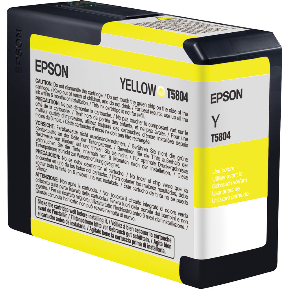 Epson UltraChrome K3 Yellow Ink Cartridge | 80 ml