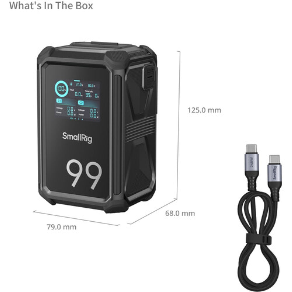 SmallRig X-Touch Smart Triple-Proof X99 Battery | 99Wh, V-Mount