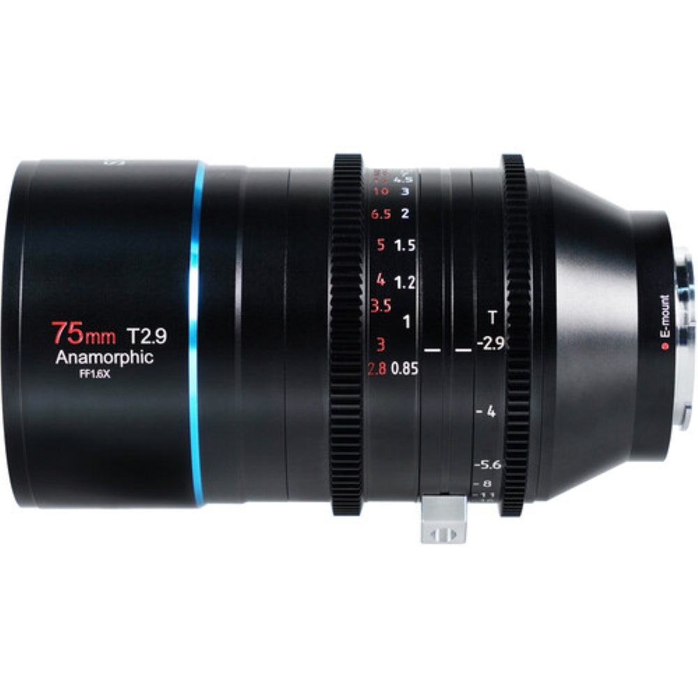 Sirui 75mm T2.9 Full Frame 1.6x Anamorphic Lens | Sony E