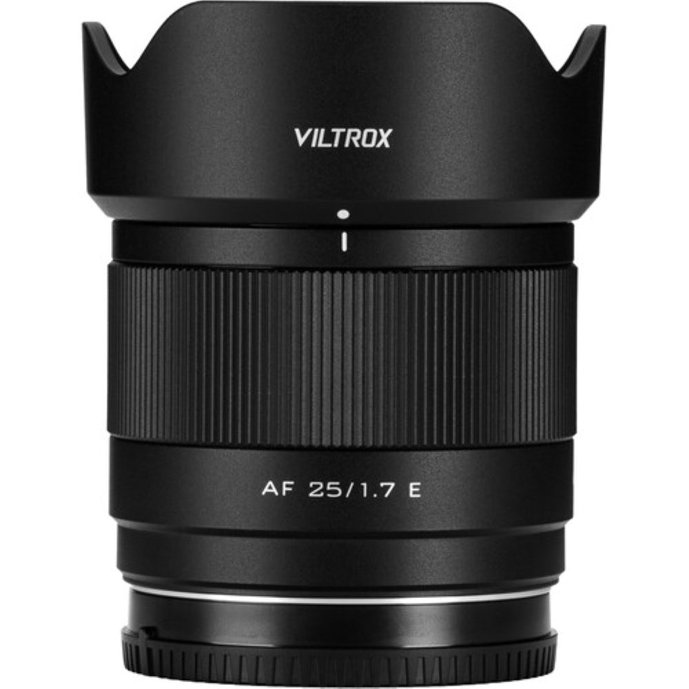 Viltrox AF 25mm f/1.7 Air E Lens Compatible with Sony E Mount Bundle with UV Filter + Lens Cap Keeper + Cleaning Kit + Cleaning Cloth (5 Items)