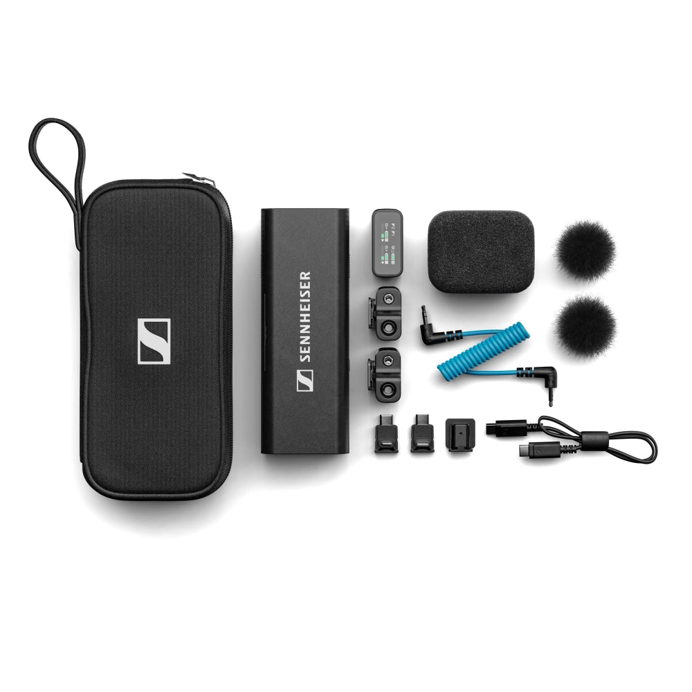 Sennheiser Profile 2-Person Clip-On Wireless Audio System/Recorder for Camera & Smartphone | 2.4 GHz