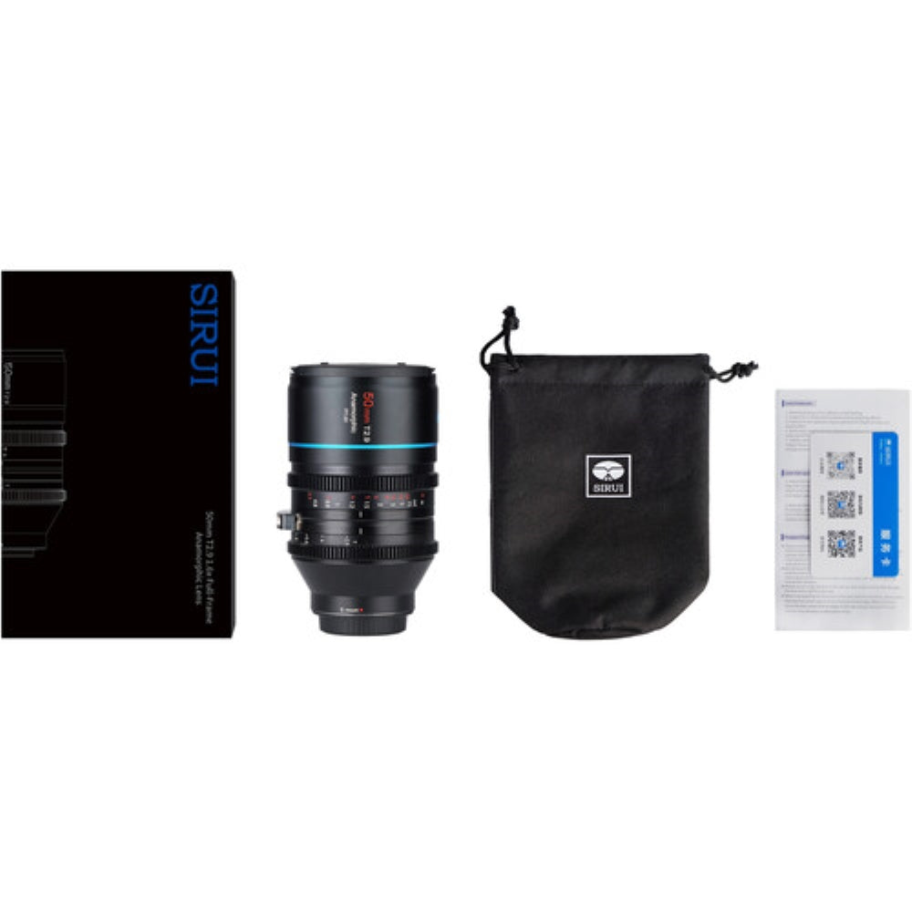 Sirui 50mm T2.9 Full Frame 1.6x Anamorphic Lens | Canon RF