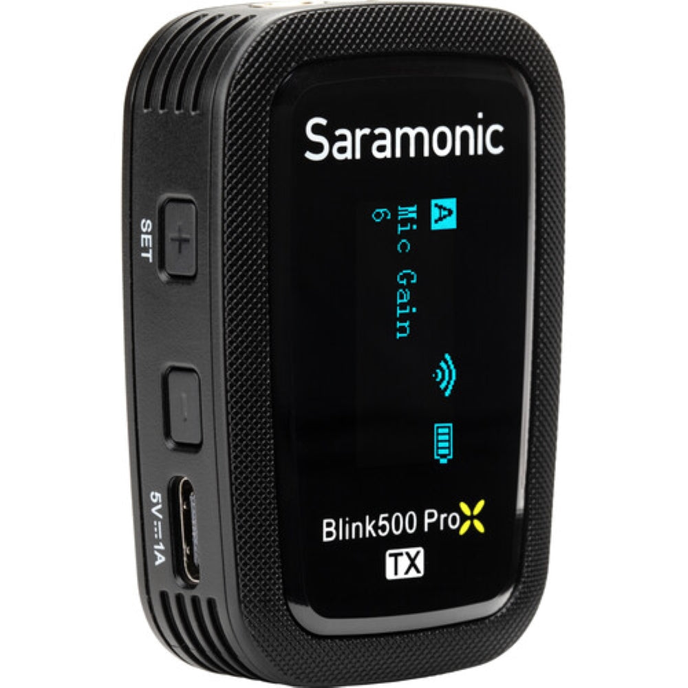 Saramonic Blink 500 ProX TX Wireless Transmitter with Omni Lavalier Microphone | 2.4 GHz
