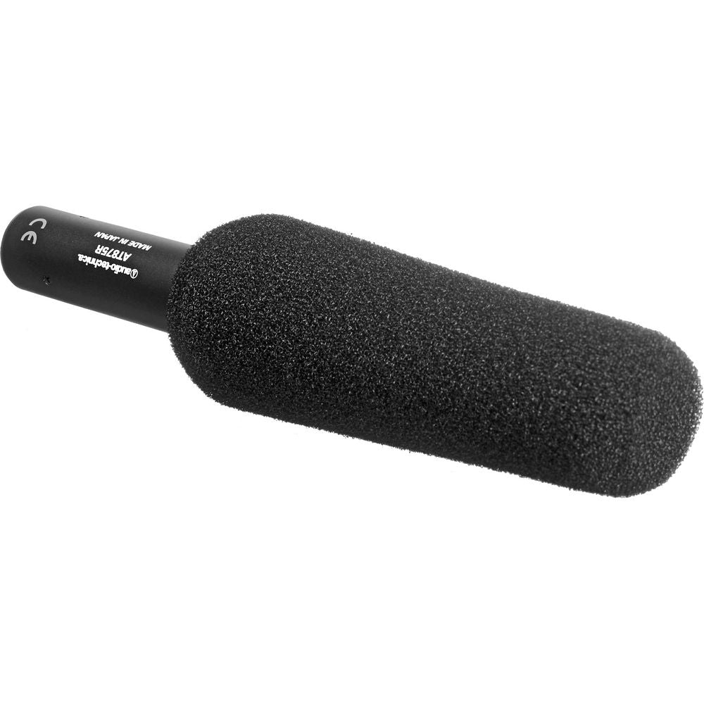 Audio-Technica AT875R Short Shotgun Microphone with Shockmount + Windshield  + 20ft XLR Microphone Cable + Cleaning Cloth (5 Items)