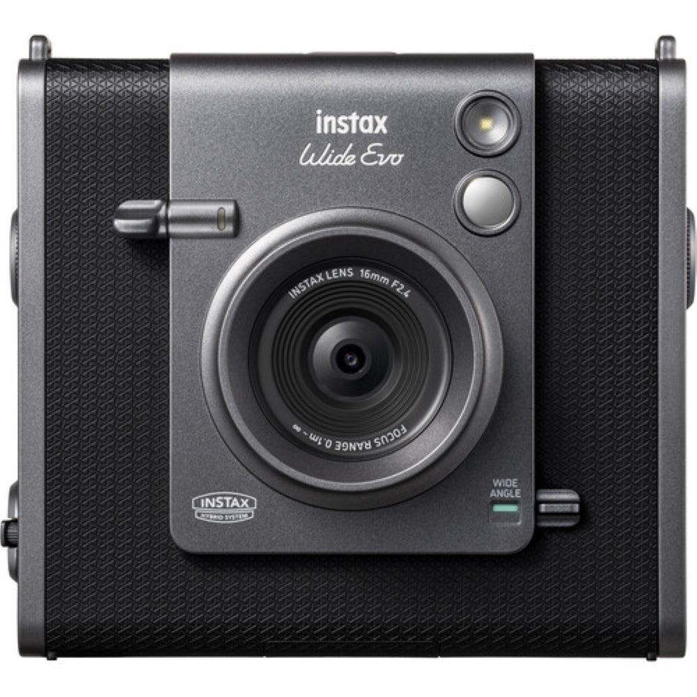 FUJIFILM INSTAX WIDE EVO Hybrid Instant Camera | Black