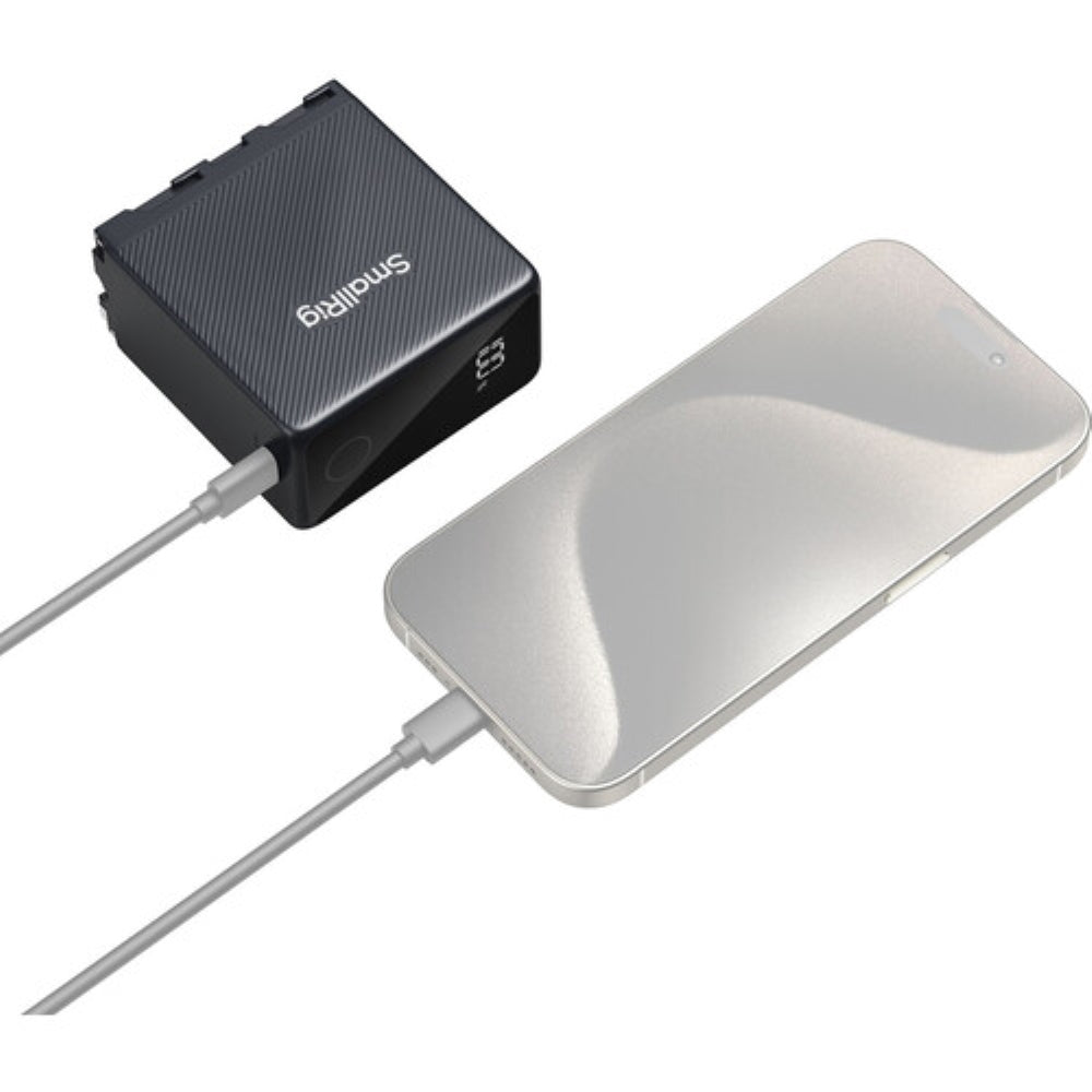 SmallRig L-Series/NP-F970 USB-C Rechargeable Camera Battery | Black