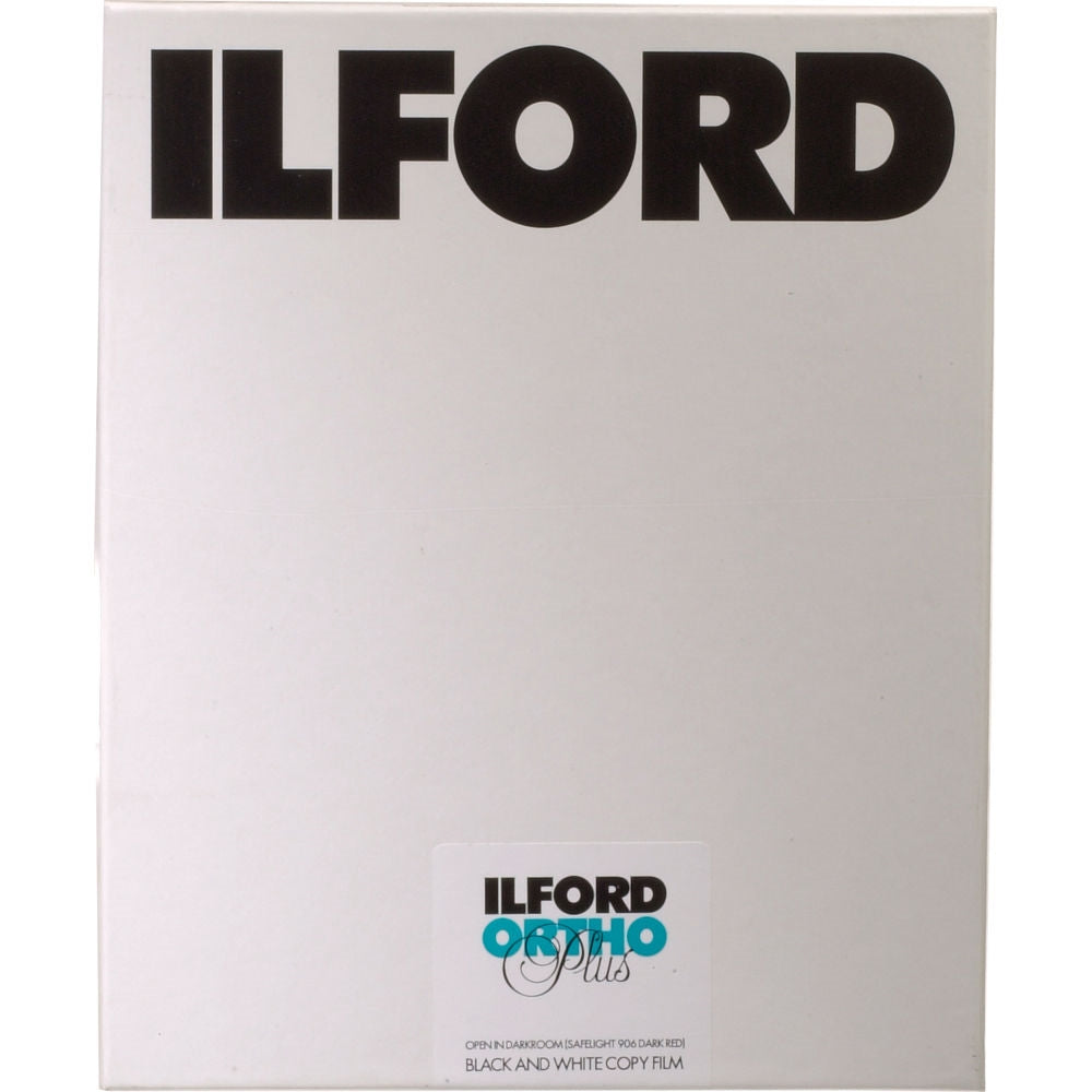 Ilford Ortho Plus Black and White Negative Film | 8 x 10", 25 Sheets