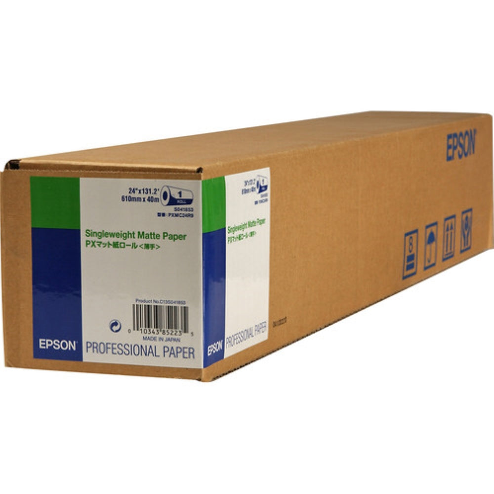 Epson Singleweight Matte Inkjet Paper | 24" x 131' Roll