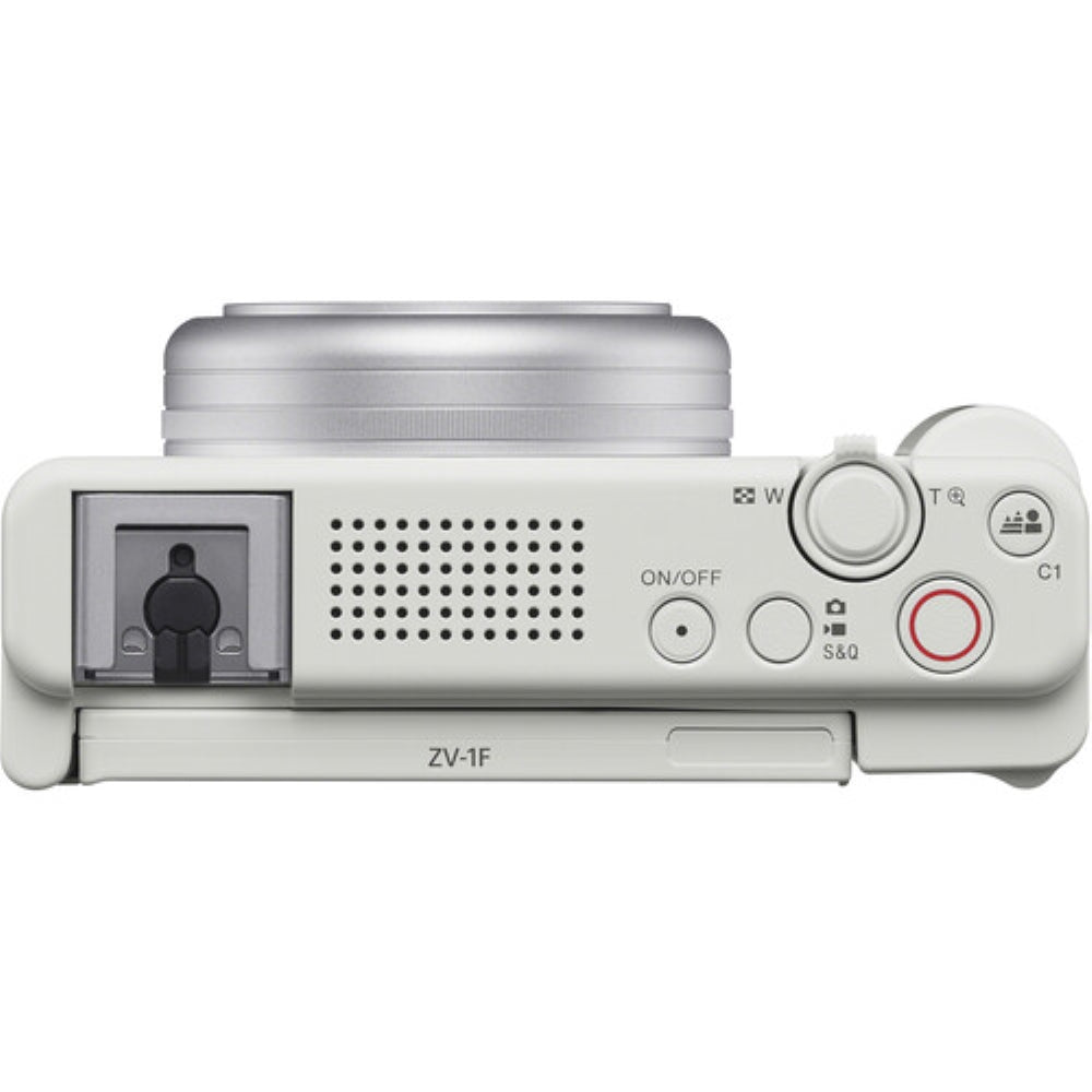 Sony ZV-1F Vlogging Camera | White