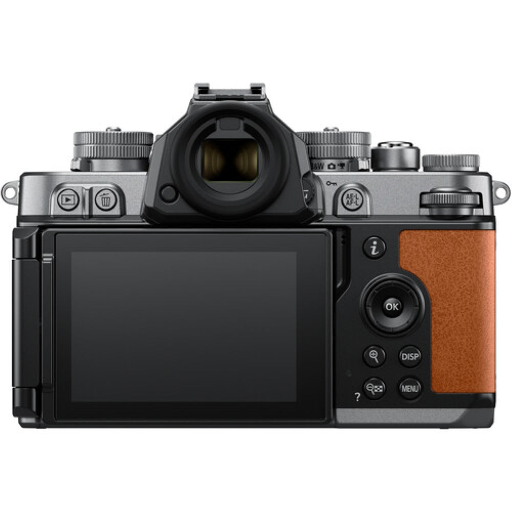 Nikon Zf Mirrorless Camera | Silver & Cognac Brown