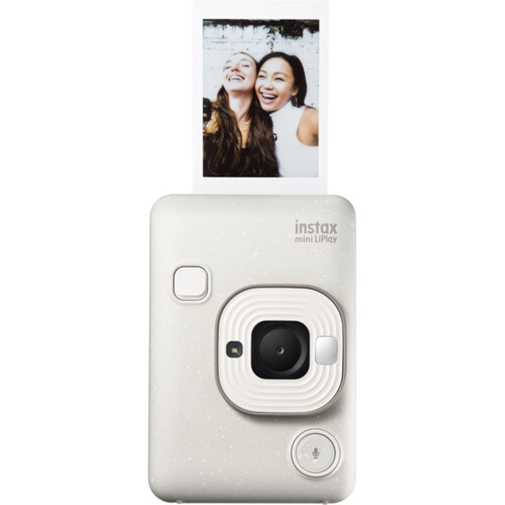 FUJIFILM INSTAX Mini LiPlay C Instant Camera | Misty White