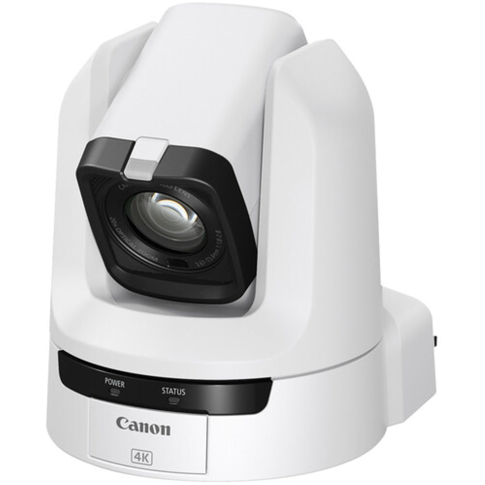 Canon CR-N100 4K NDI PTZ Camera with 20x Zoom | Titanium White