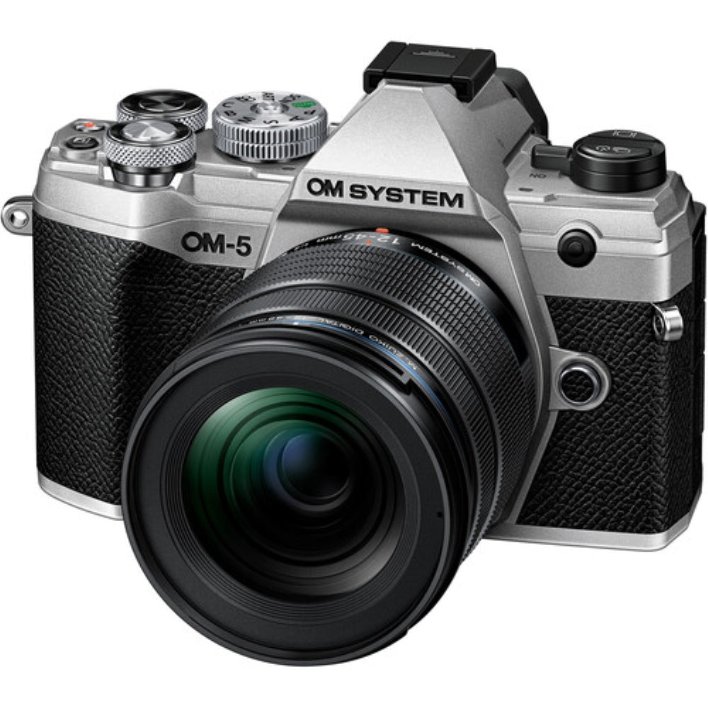 Olympus OM-5 Mirrorless Camera with 12-45mm f/4 PRO Lens | Silver