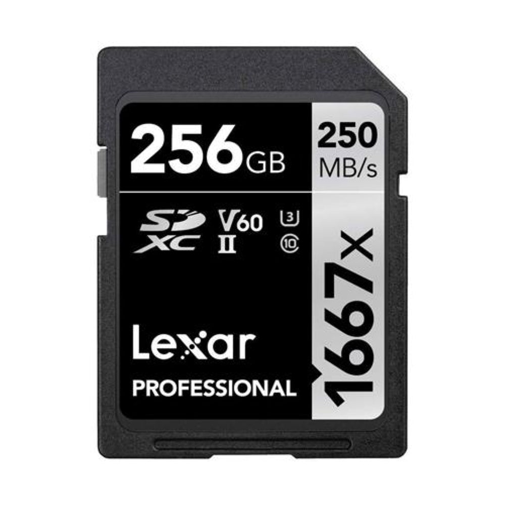 Lexar 256GB Professional 1667x UHS-II SDXC Memory Card