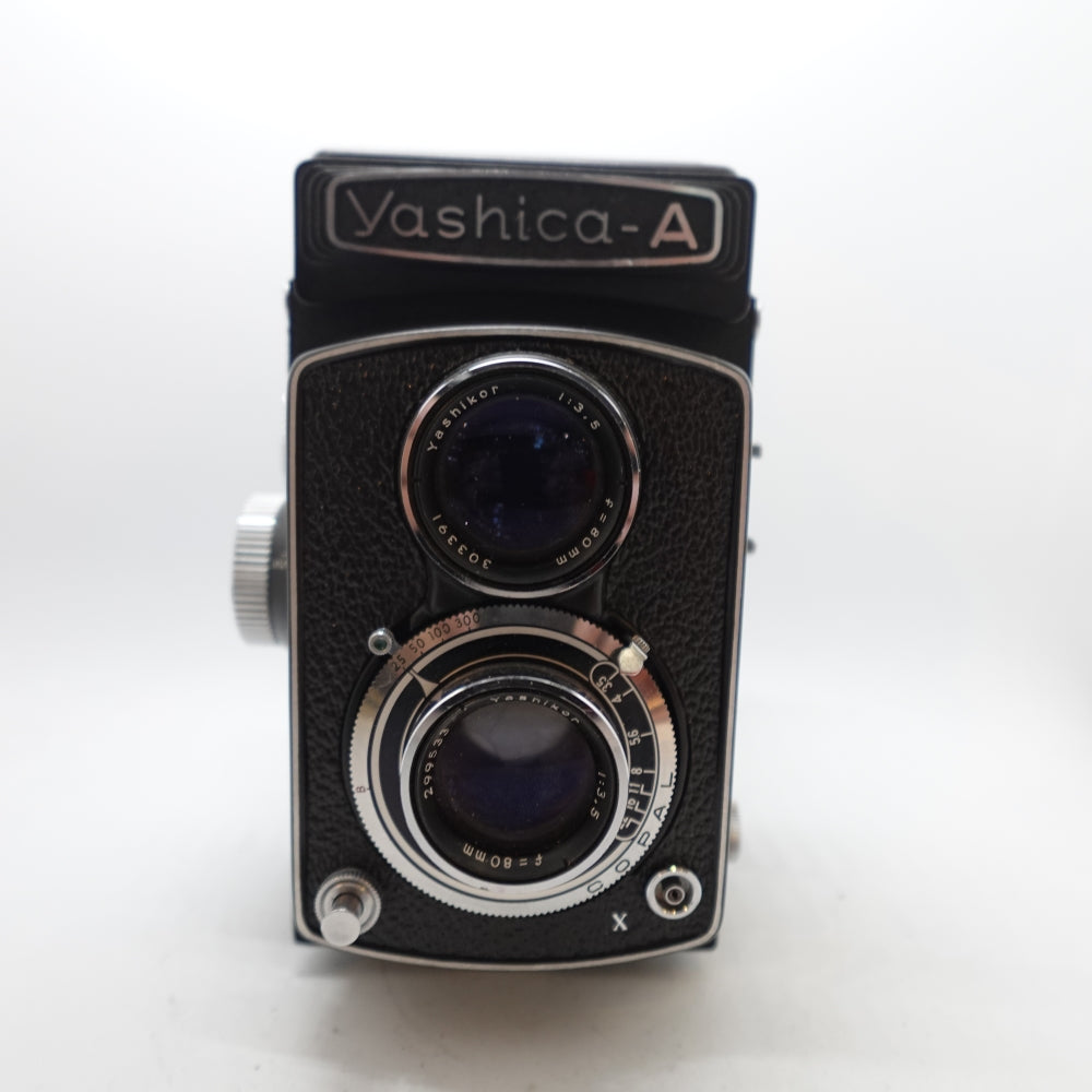 Used Yashica-A TLR Medium Format Camera | Black | U9