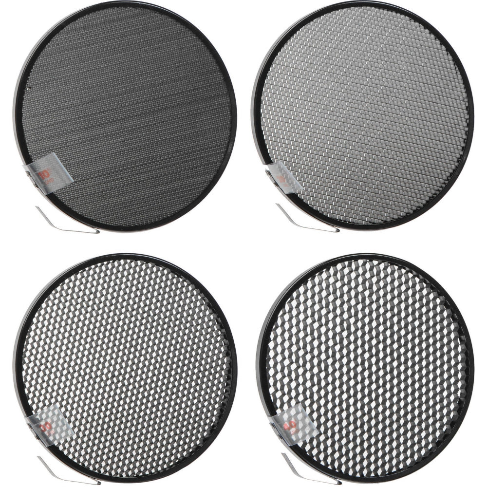 Speedotron 7" Honeycomb 4-Grid Set | 10, 20, 30, 40 Degrees