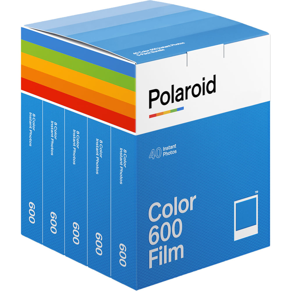 Polaroid Color 600 Instant Film | 5-Pack, 40 Exposures