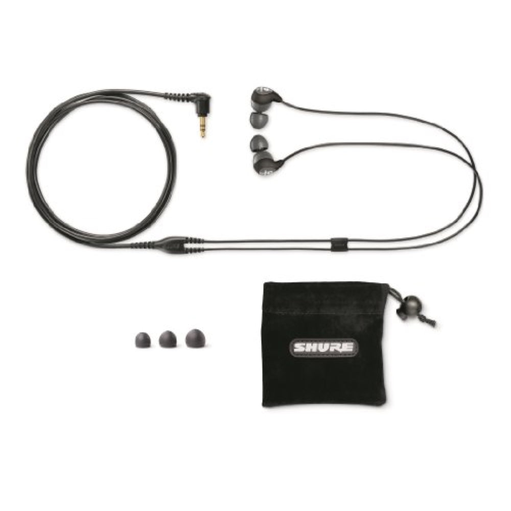 Shure SE112-GR Sound Isolating Earphones with Single Dynamic MicroDriver