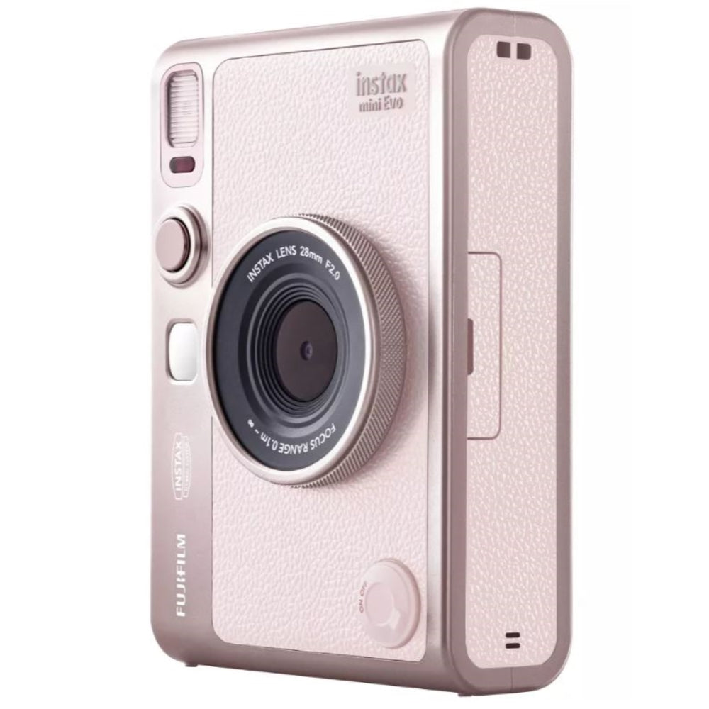 FUJIFILM INSTAX MINI EVO Hybrid Instant Camera | Gentle Rose
