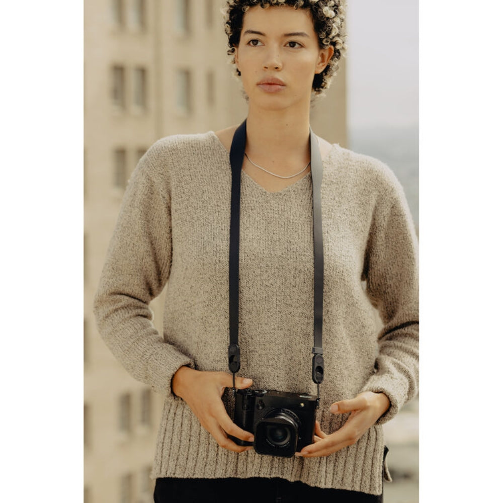 Peak Design Form Leather Camera Strap Standard | Black, 46.7"