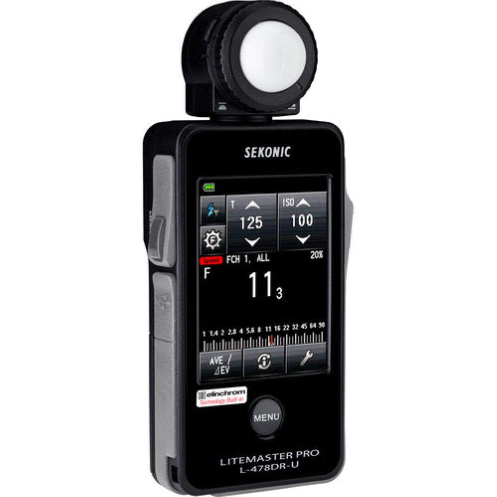 Sekonic LiteMaster Pro L-478DR-U-EL Series Light Meter for Elinchrom EL Skyport System