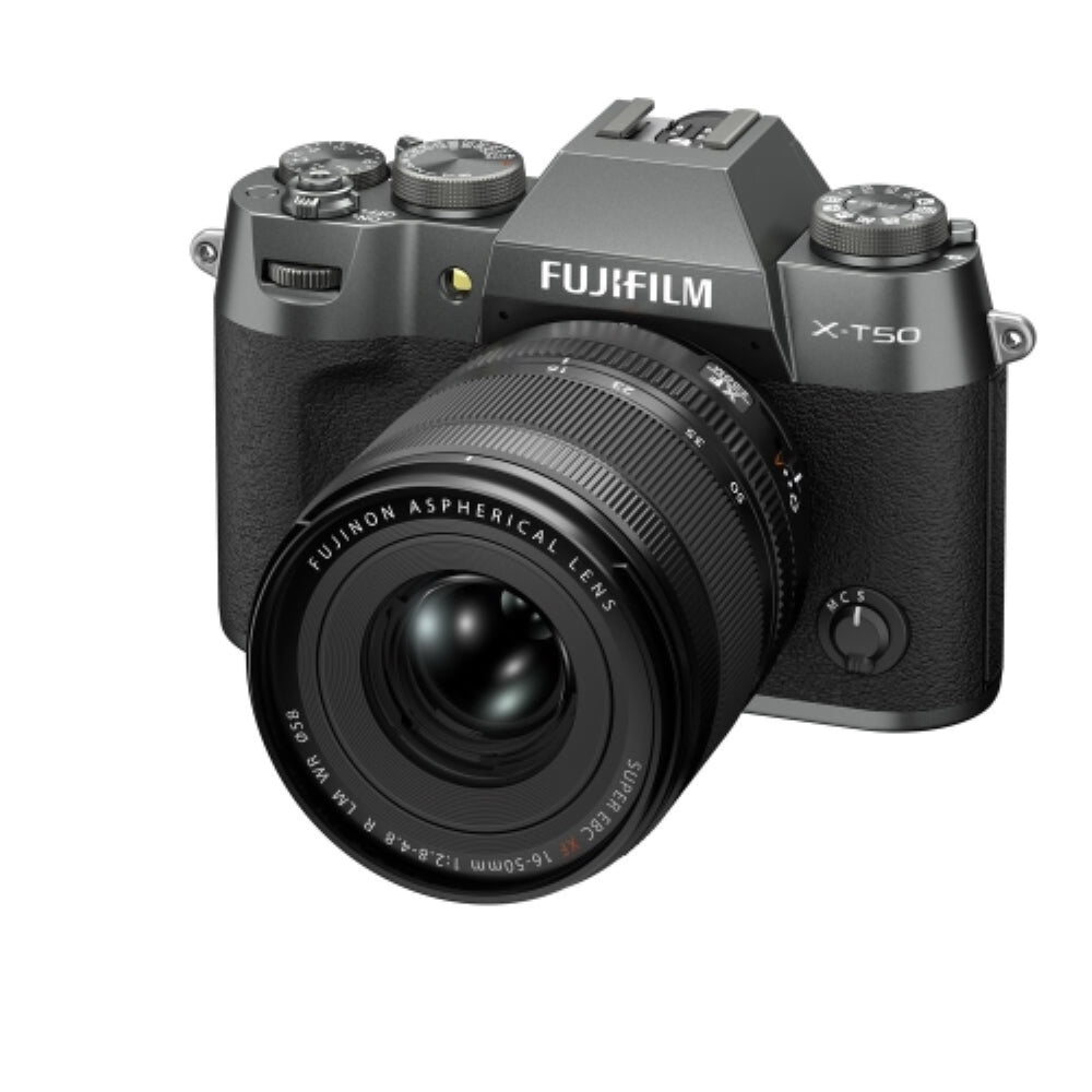 FUJIFILM X-T50 Mirrorless Camera with XF 16-50mm f/2.8-4.8 Lens | Charcoal