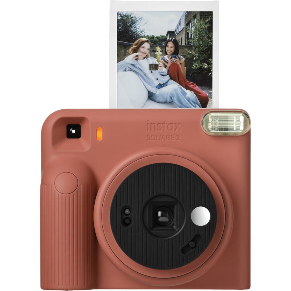 FUJIFILM instax SQUARE 2 Instant Film Camera | Brick Red