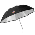 Photoflex Convertible Umbrella | White Satin with Removable Black Backing, 60"