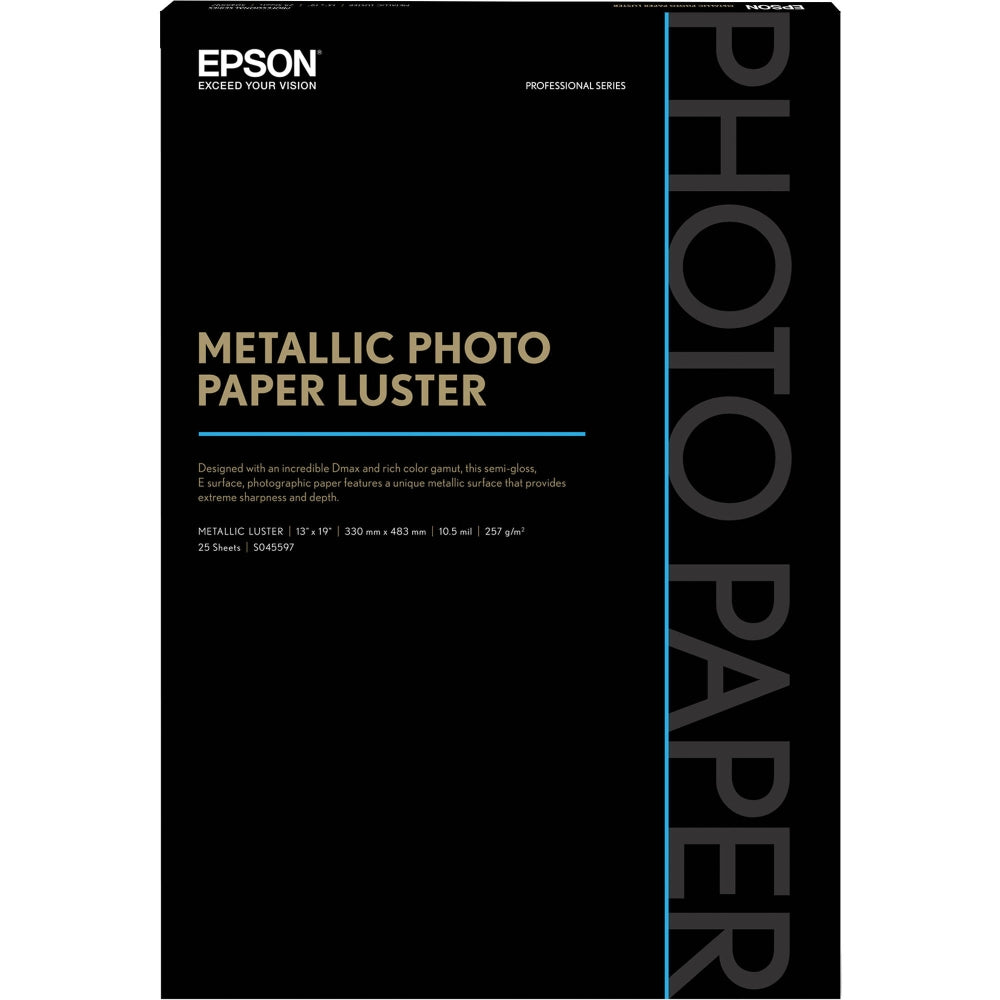 Epson Metallic Photo Paper Luster | 13 x 19", 25 Sheets