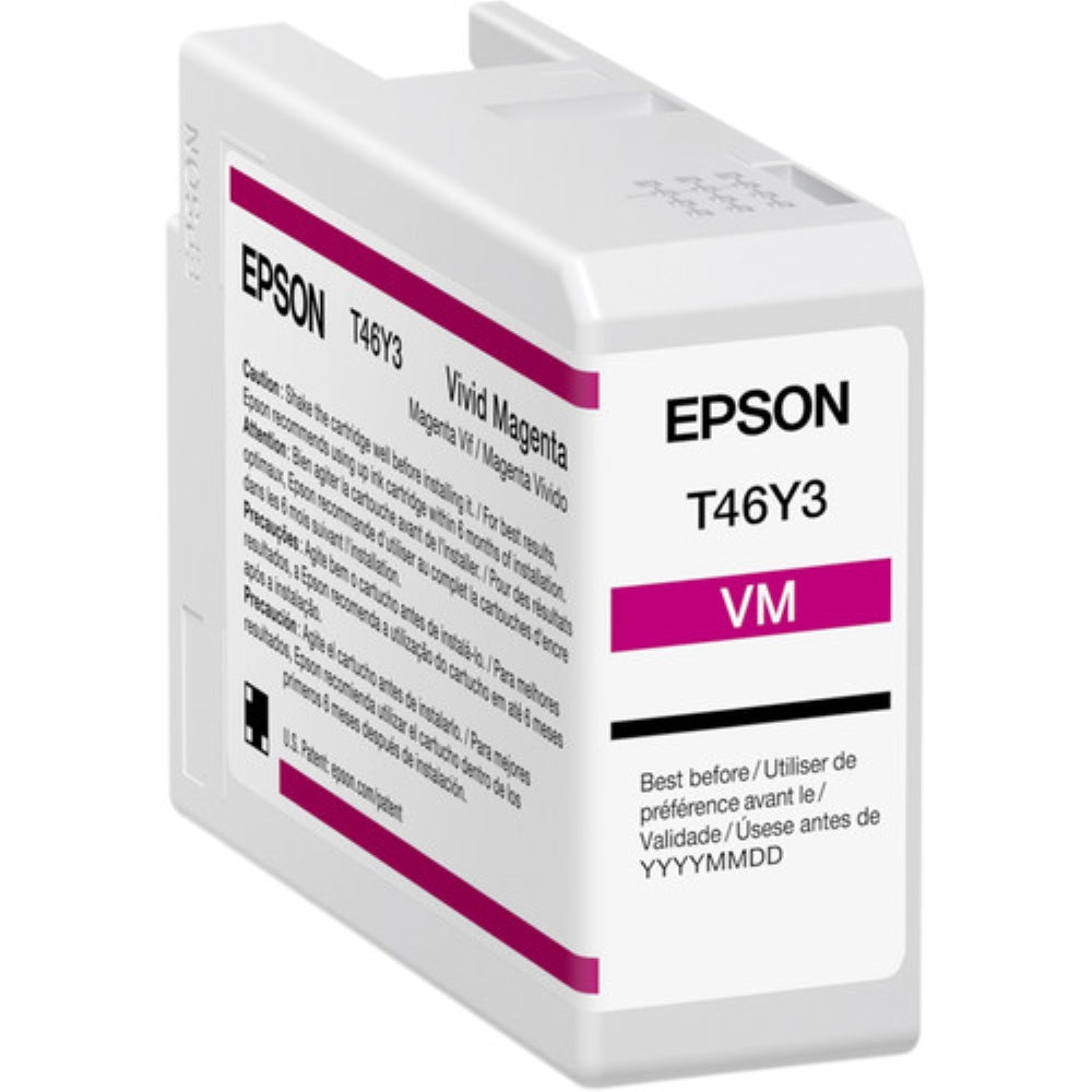 Epson T46Y Vivid Magenta UltraChrome PRO10 Ink Cartridge | 50mL